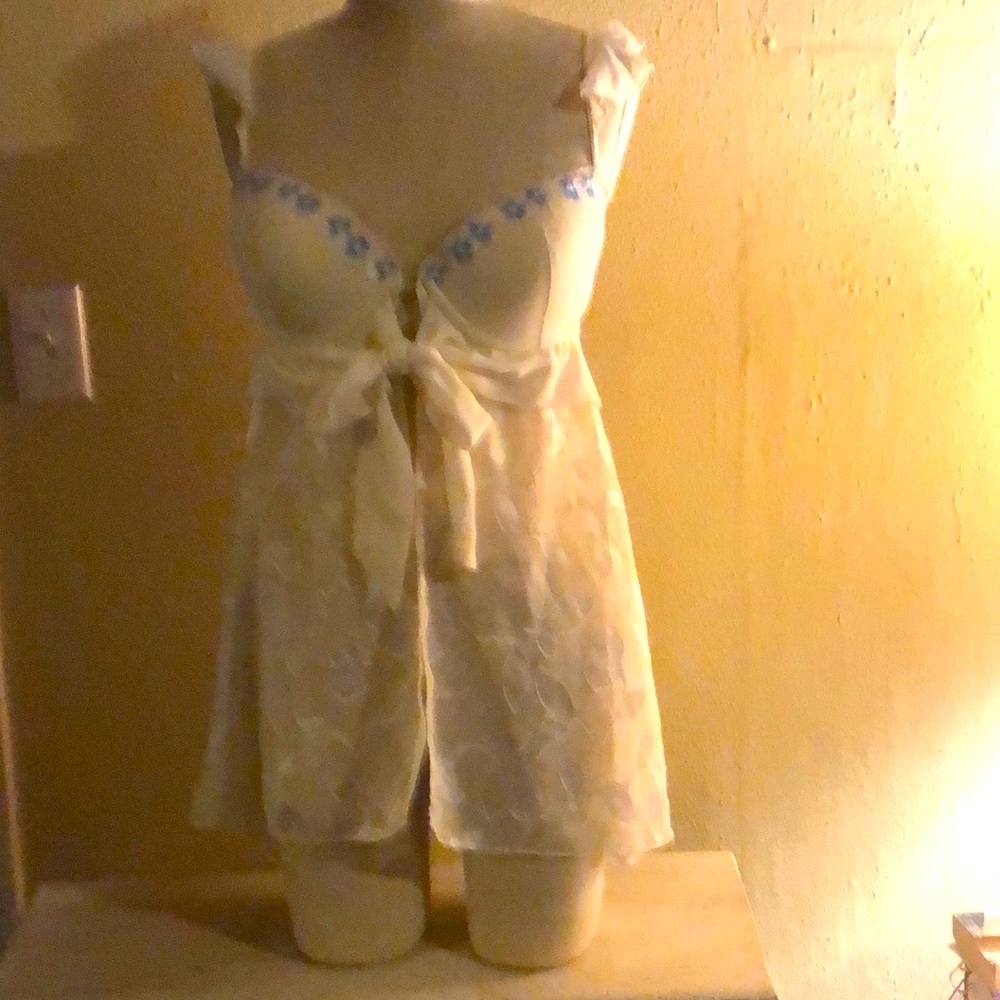 Sexy white lingerie